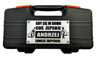 Zestaw Narzędzi 40 el. w Walizce z Grawerem - prezent dla faceta mężczyzny taty na urodziny święta