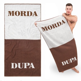 Ręcznik dupa morda - prezent dla faceta chłopaka męża syna