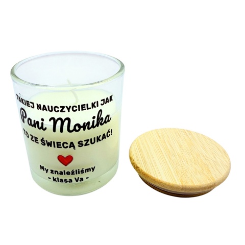 Świeca Zapachowa dla Nauczyciela - Prezent na Dzień Nauczyciela dla Wychowawcy