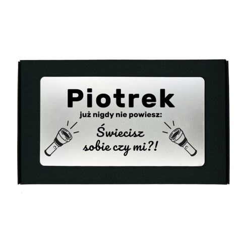 Świecąca Czapka LED z Grawerem - prezent dla Męża Taty Dziadka Chłopaka Faceta Mężczyzny Teścia na Święta Urodziny