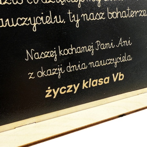 Tablica z Grawerem dla Nauczyciela - prezent na Dzień Nauczyciela dla wychowawcy