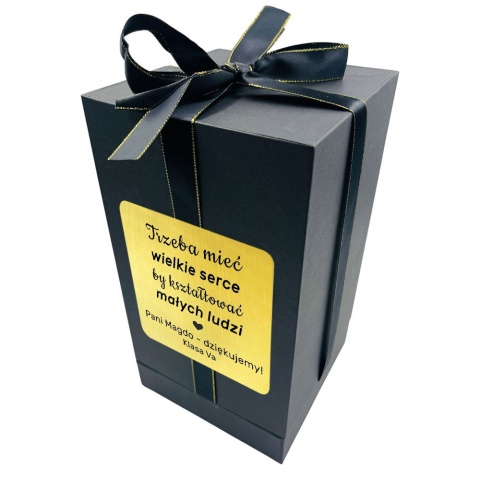 Wieczna Róża w Szkle z grawerem dla Nauczyciela - Prezent na Dzień Nauczyciela dla Wychowawcy