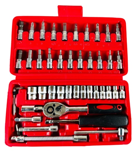 Zestaw Kluczy Nasadowych Bitów z Grawerem - prezent dla Męża Taty Dziadka Mężczyzny Chłopaka na Święta Urodziny