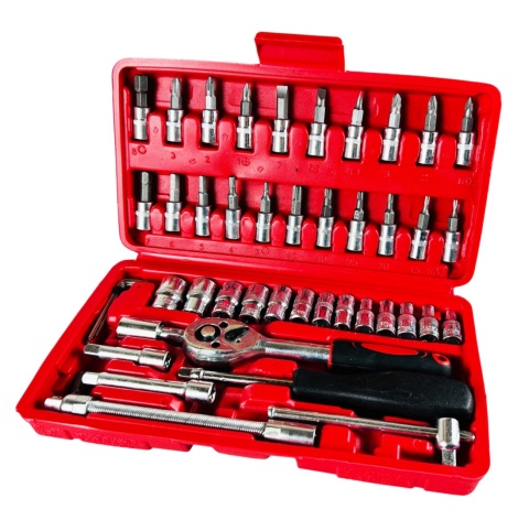 Zestaw Kluczy Nasadowych Bitów z Grawerem - prezent dla Męża Taty Dziadka Mężczyzny Chłopaka na Święta Urodziny