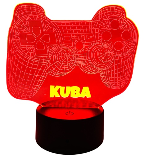 Zestaw Prezent dla Gracza z Imieniem Chłopca 5 6 7 8 9 10 11 12 na święta urodziny - kubek + lampka + brelok