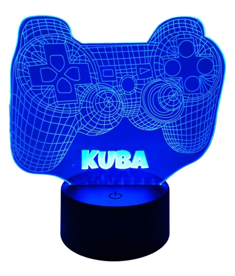 Zestaw Prezent dla Gracza z Imieniem Chłopca 5 6 7 8 9 10 11 12 na święta urodziny - kubek + lampka + brelok