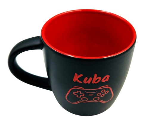 Zestaw Prezent dla Gracza z Imieniem Chłopca 5 6 7 8 9 10 11 12 na święta urodziny - kubek + lampka + brelok