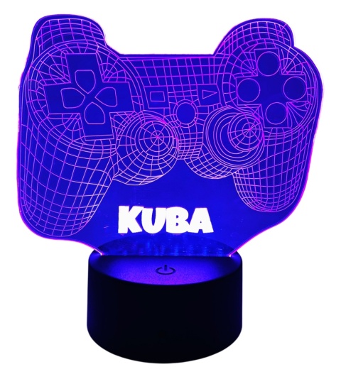 Zestaw Prezent dla Gracza z Imieniem Chłopca 5 6 7 8 9 10 11 12 na święta urodziny - kubek + lampka + brelok