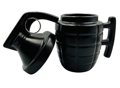 Zestaw Prezent dla Żołnierza na Święta Urodziny - Kubek Granat, Latarka i Opaska Survivalowa