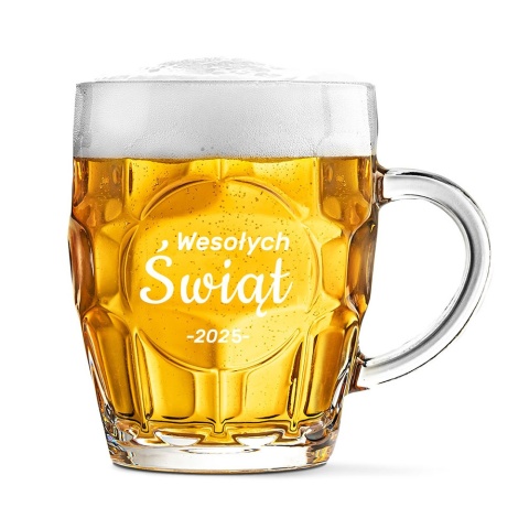 Zestaw do Piwa Kufel + Otwieracz - prezent na Święta upominki paczki świąteczne dla pracowników klientów zestaw prezentowy kosz