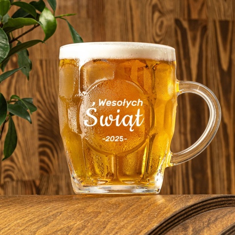 Zestaw do Piwa Kufel + Otwieracz - prezent na Święta upominki paczki świąteczne dla pracowników klientów zestaw prezentowy kosz