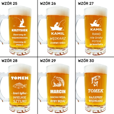 Kufel do Piwa z Grawerem - prezent dla faceta męża chłopaka taty mężczyzny dziadka na święta urodziny