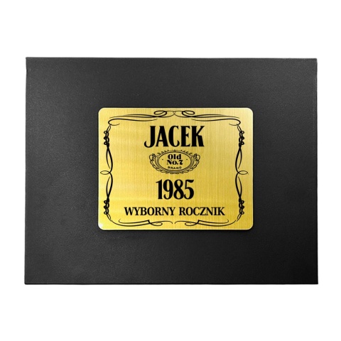 Zestaw do Whisky z Grawerem - Prezent dla Faceta Taty Męża Dziadka Chłopaka na Święta Urodziny