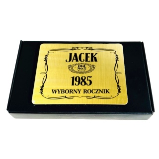 Kostki Kamienie do Whisky z Grawerem - Prezent dla Męża Chłopaka Faceta Taty Dziadka Mężczyzny na Święta Urodziny