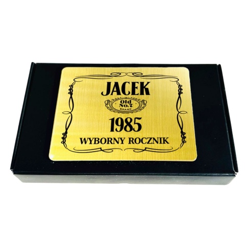 Kostki Kamienie do Whisky z Grawerem - Prezent dla Męża Chłopaka Faceta Taty Dziadka Mężczyzny na Święta Urodziny