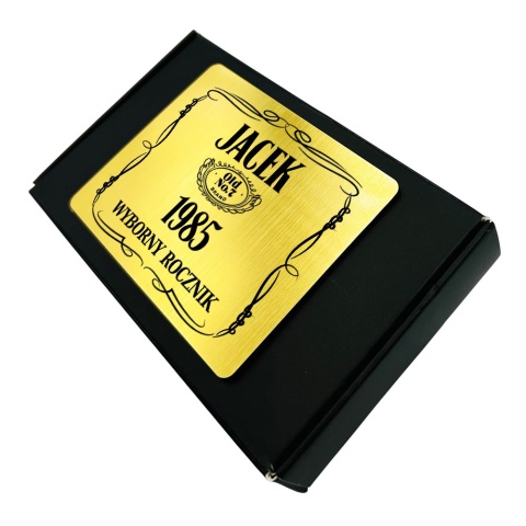 Kostki Kamienie do Whisky z Grawerem - Prezent dla Męża Chłopaka Faceta Taty Dziadka Mężczyzny na Święta Urodziny