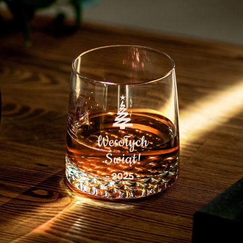 Zestaw do Whisky z Grawerem na Święta - prezent upominki paczki świąteczne dla pracowników klientów zestaw prezentowy kosz