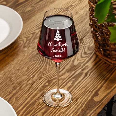 Zestaw do Wina z Grawerem - prezent na Święta upominki paczki świąteczne dla pracowników klientów zestaw prezentowy kosz box