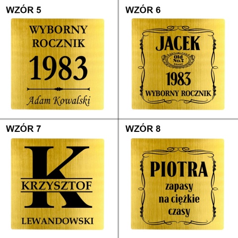 Zestaw do Whisky Karafka Globus z Grawerem - Prezent dla Taty Męża Dziadka Szefa Teścia Faceta Mężczyzny na Święta Urodziny
