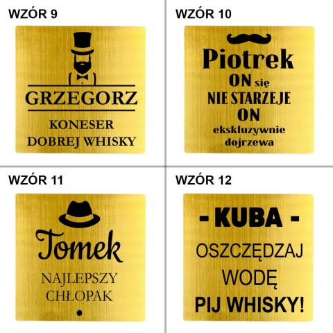Zestaw do Whisky Karafka Globus z Grawerem - Prezent dla Taty Męża Dziadka Szefa Teścia Faceta Mężczyzny na Święta Urodziny
