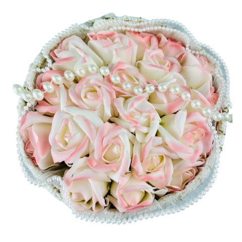 Bukiet Mydlany Mydlane Róże z Grawerem - Prezent na Walentynki dla Żony Niej Dziewczyny