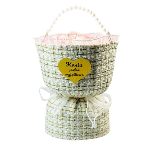 Bukiet Mydlany Mydlane Róże z Grawerem - Prezent na Walentynki dla Żony Niej Dziewczyny