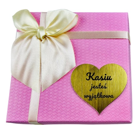 Flower Box Mydlane Róże z Grawerem - Prezent na Walentynki dla Żony Niej Dziewczyny