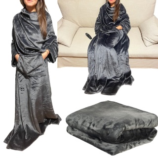 Koc z Rękawami - prezent dla żony dziewczyny mamy babci siostry przyjaciółki na Święta