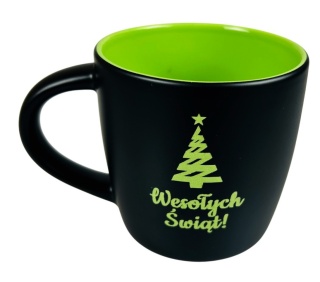 Kubek Ceramiczny z Grawerem na Święta - prezent upominki paczki świąteczne dla pracowników klientów zestaw prezentowy kosz