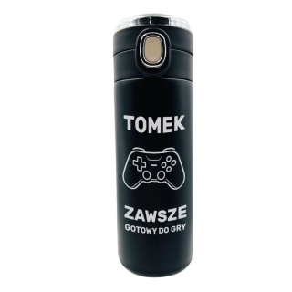 Kubek Termiczny z Grawerem dla Gracza - Prezent dla Męża Chłopaka Brata Syna Chłopca na Święta urodziny