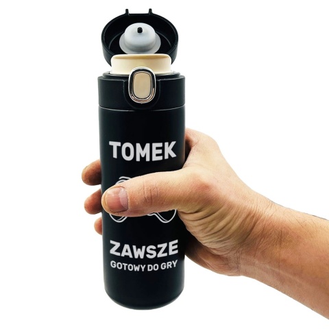 Kubek Termiczny z Grawerem dla Gracza - Prezent dla Męża Chłopaka Brata Syna Chłopca na Święta urodziny
