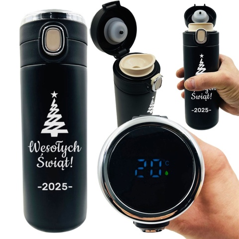 Kubek Termiczny na Święta - prezent dla żony męża mamy taty dziewczyny chłopaka