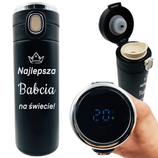Kubek Termiczny z Grawerem dla Babci - prezent na Dzień Babci i Dziadka Święta Urodziny