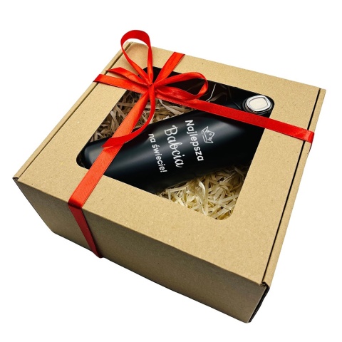 Kubek Termiczny z Grawerem dla Babci - prezent na Dzień Babci i Dziadka Święta Urodziny