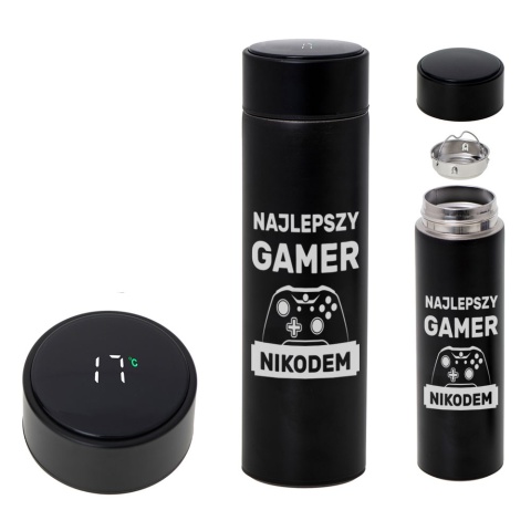 Kubek Termiczny z Grawerem dla Gracza - Prezent dla Chłopaka Męża Brata Syna Chłopca na Święta urodziny