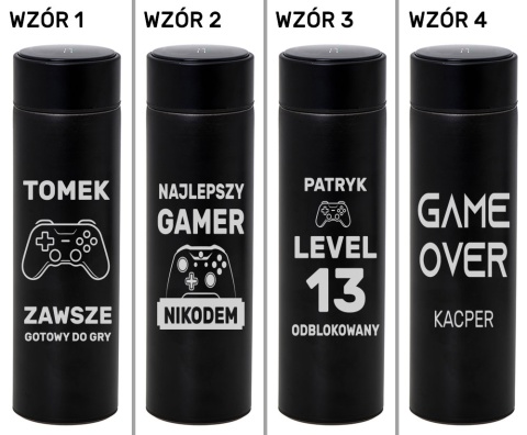 Kubek Termiczny z Grawerem dla Gracza - Prezent dla Chłopaka Męża Brata Syna Chłopca na Święta urodziny