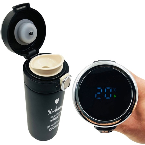 Kubek Termiczny z Grawerem dla Chłopaka Męża - Prezent na Walentynki Święta Urodziny dla Niego