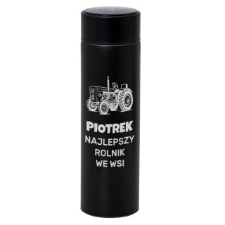 Kubek Termiczny z Grawerem dla Rolnika - Prezent dla Męża Taty Dziadka Brata Mężczyzny na Święta Urodziny