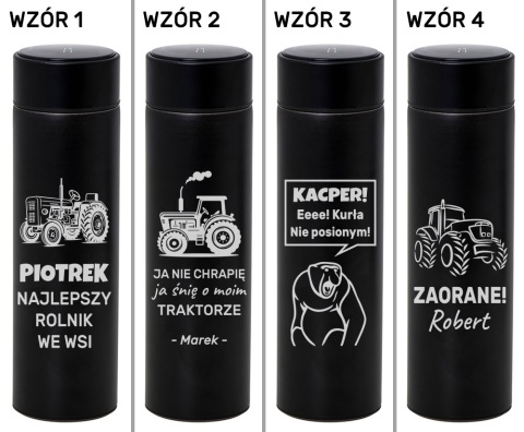 Kubek Termiczny z Grawerem dla Rolnika - Prezent dla Męża Taty Dziadka Brata Mężczyzny na Święta Urodziny