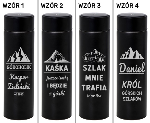 Kubek Termiczny z Grawerem dla Miłośnika Gór - prezent dla żony męża mamy taty kobiety faceta dziewczyny chłopaka na święta