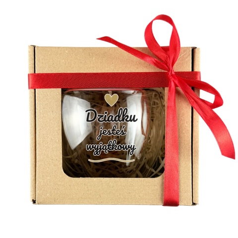 Szklanka Termiczna Serce dla Dziadka - Prezent na Dzień Babci i Dziadka Święta