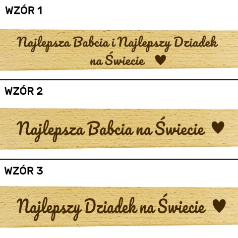Łyżka do Butów z Grawerem dla Babci i Dziadka - Prezent na Dzień Babci i Dziadka Święta Urodziny Dziadków