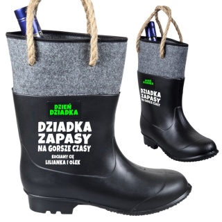 Gumofilc na Flaszkę Słodycze dla Dziadka - Śmieszny Prezent na Dzień Babci i Dziadka