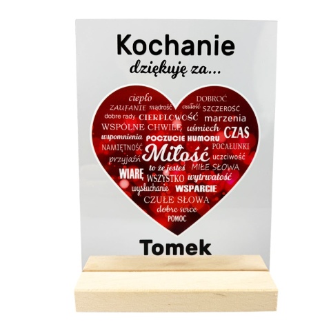 Statuetka Prezent na Walentynki dla Żony Męża Dziewczyny Chłopaka Niej Niego