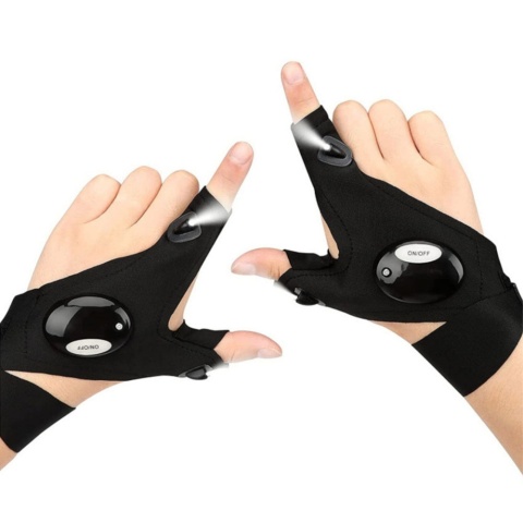 Świecące Rękawiczki LED z grawerem dla Dziadka - prezent na Dzień Babci i Dziadka Święta Urodziny