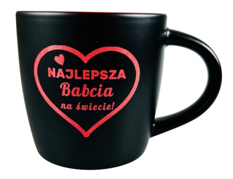 Kubek Ceramiczny z Grawerem dla Babci - Prezent na Dzień Babci i Dziadka Święta