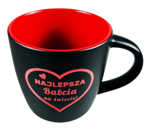 Kubek Ceramiczny z Grawerem dla Babci - Prezent na Dzień Babci i Dziadka Święta