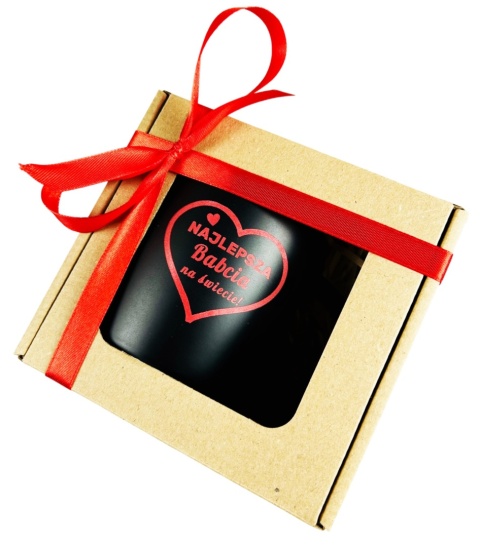 Kubek Ceramiczny z Grawerem dla Babci - Prezent na Dzień Babci i Dziadka Święta