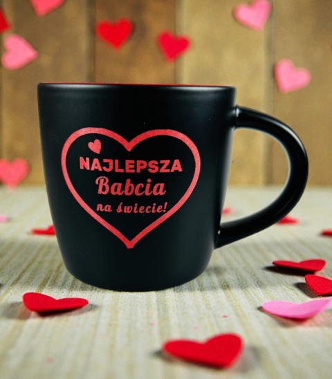 Kubek Ceramiczny z Grawerem dla Babci - Prezent na Dzień Babci i Dziadka Święta