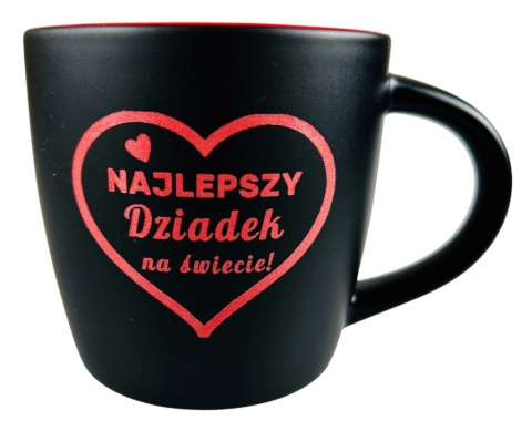 Kubek Ceramiczny z Grawerem dla Dziadka - Prezent na Dzień Babci i Dziadka Święta